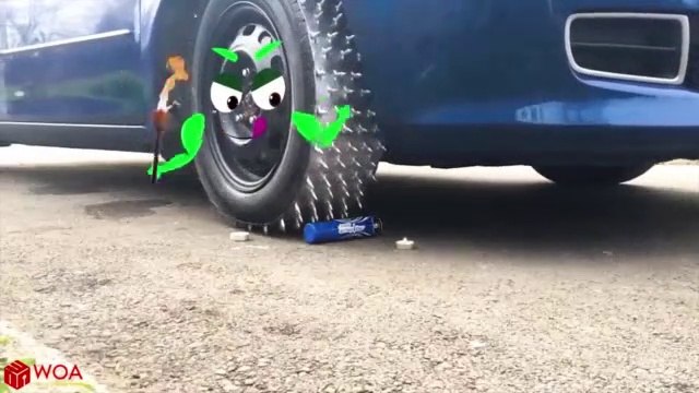 Aplastados por carros
