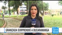 Intensa granizada y fuertes vientos ocasionaron emergencias en Bucaramanga