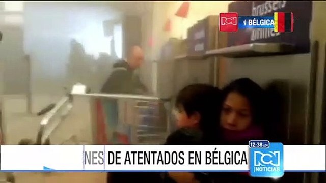 Las duras imágenes que dejaron los atentados terroristas en Bélgica