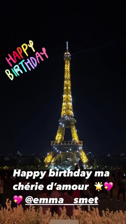 Anniversaire d'Emma Smet, le 13 septembre 2020.