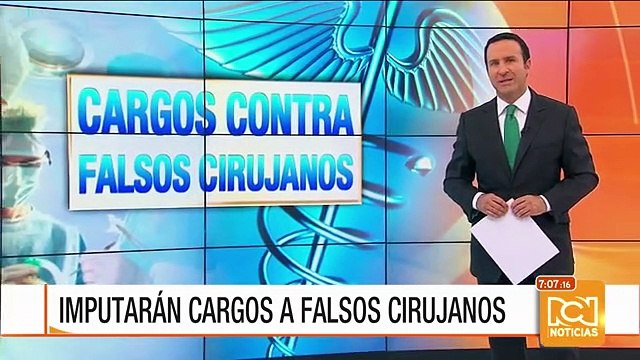 Imputarán cargos a tres falsos cirujanos plásticos