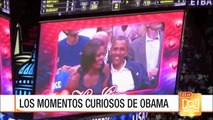 Los momentos e imágenes curiosas que deja Obama