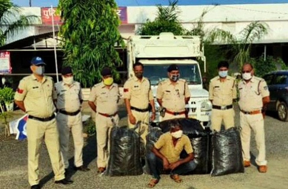 अवैध मादक पदार्थ गांजा तस्कर गिरफ्तार, 120 किलो...