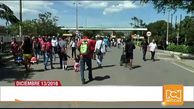 Primeras horas de cierre de la frontera colombo-venezolana