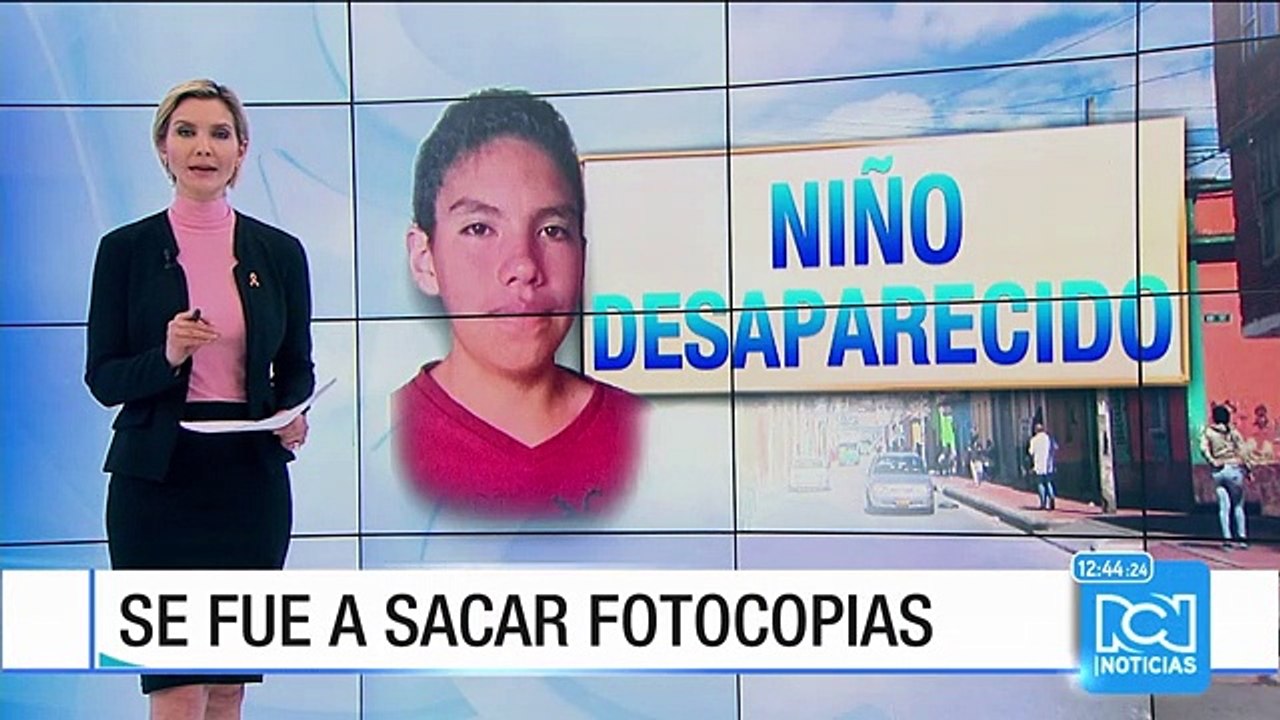Angustia por niño desaparecido hace 15 días en el barrio Patio Bonito de Bogotá