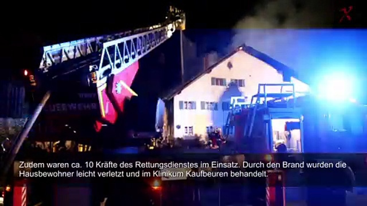 Untergermaringen | Bauernhof steht in Flammen – Schaden mindestens 500 000 Euro