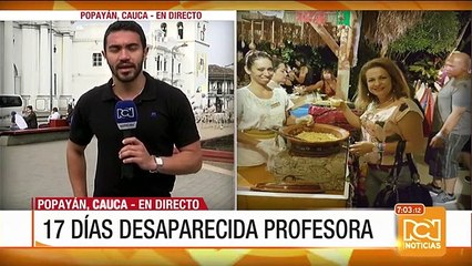 Continúa la intensa búsqueda de la profesora Rosalba Ariza