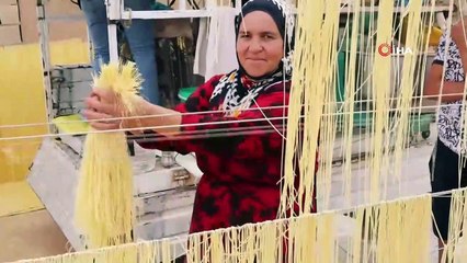Mardin’de kadınların şehriye mesaisi başladı