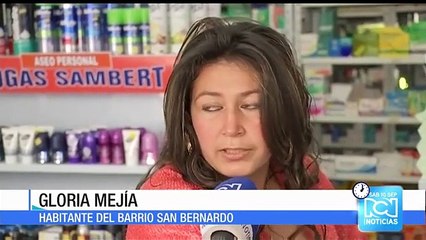 Tensión en el centro de Bogotá tras operativo en el barrio San Bernardo