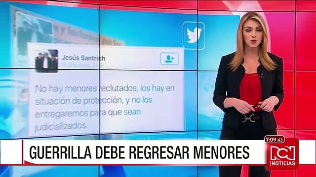 Distintos sectores políticos pidieron a las Farc que entreguen a los niños reclutados