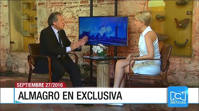 Secretario de la OEA habló en exclusiva para Noticias RCN sobre el acuerdo de paz