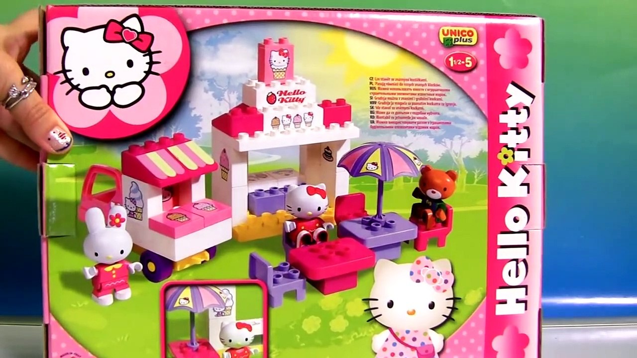 Hello Kitty Blocks Ice Cream Shop Gelateria Petit Salon De Creme Glacee Sorveteria Helados