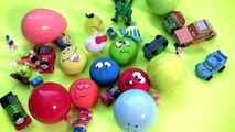 Learn Colors with Silly Faces Squishy Toys Surprise ❤ Cars MyLittlePony PeppaPig by DisneyCollector