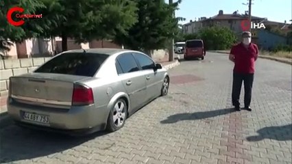 Sabah uyanıp otomobilinin yanına gitti, hayatının şokunu yaşadı!