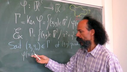 V6 Mathématiques de l'ingénieur : Tangente à une courbe du plan