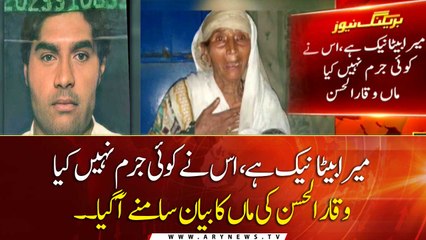 Lahore link road accused Waqar ul Hasan mother's statement came to light