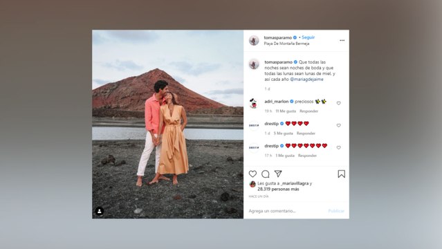 María García de Jaime y Tomás Páramo celebran su aniversario de bodas