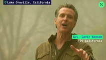 Newsom Slams 'Ideological B.S.' of Climate Change While Touring Fire Damage