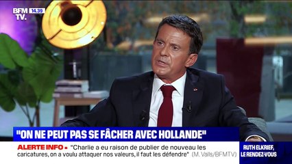 Manuel Valls: "Mélenchon, pour moi, ne se situe pas dans le camp des républicains"