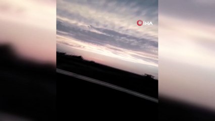 Bursa'da bulutların dikkat çeken görüntüsü