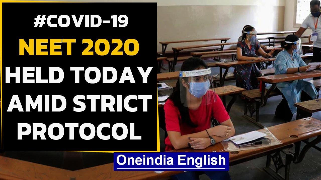 NEET 2020: Exam held with strict protocol at exam centres amid the raging Coronavirus Pandemic