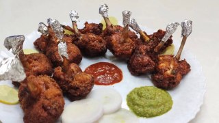 Restaurant Style Chicken Lollipop -2 Types of Chicken Lollipop-Tasty Starter-Non Vegetarian Rajwansh