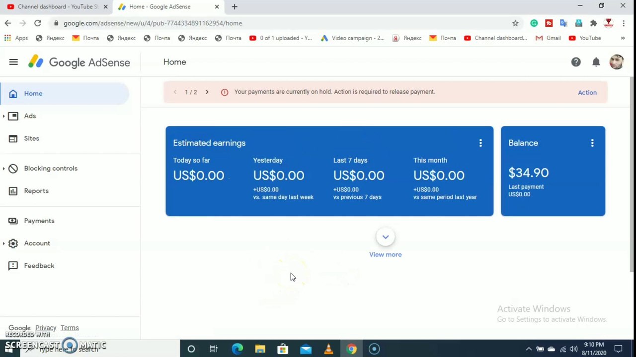 part 12 | Google adsense identity verification kaise kare | AdSense pin ke liye apply kaise kare | Hindi
