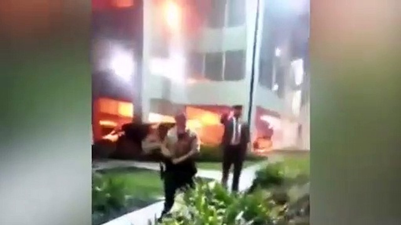 'I hope they f***ing die!' Activist outside hospital treating cops