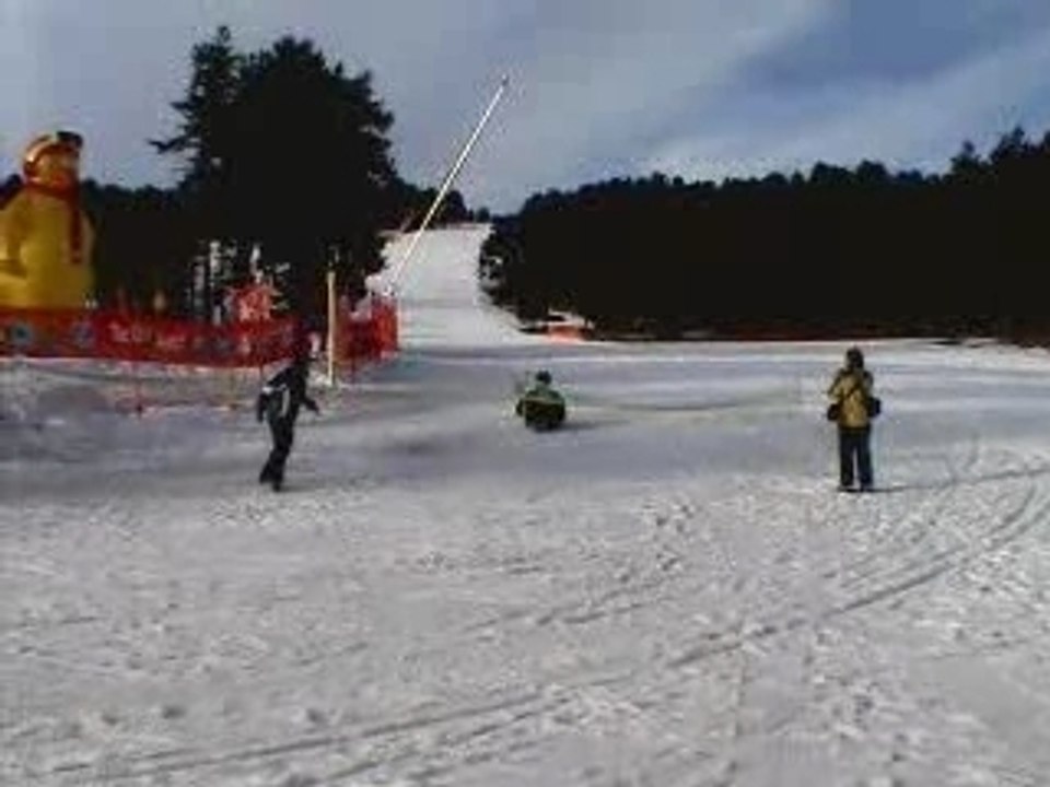 baptiste au ski