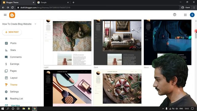 How To Customise Theme In Blogger in 2020_ How to Customize Layout in Blogger_ Change Profile Part-4