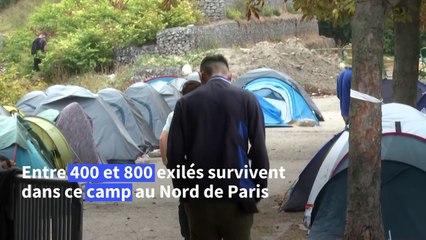 Agressés, isolés: rencontre avec des migrants dans un camp d'exilés près de Paris