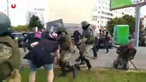 Protestos de detenções na Bielorrússia
