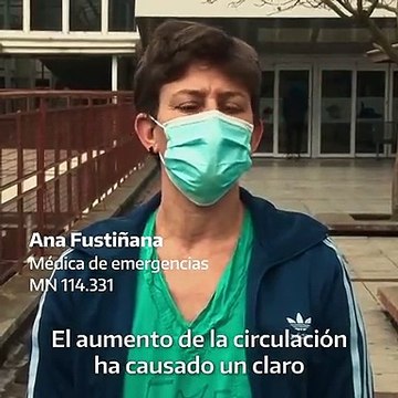 Les pedimos por favor que se queden en casa : el mensaje de médicos, enfermeros y camilleros