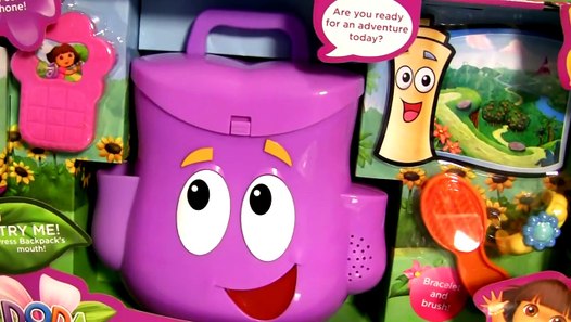 dora the explorer talking backpack toy