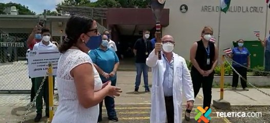 tn7-Entrega de la antorcha a funcionarios de salud-130920