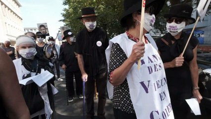Manifestation  du personnel hospitalier à Bruxelles