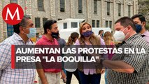 Alcaldes de Chihuahua se suman a toma de presa La Boquilla