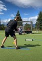 Guy Shows Amazing Skills While Playing Lacrosse
