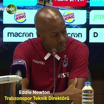 Eddie Newton: Gençler, beni çok mutlu etti, yenildik ama ilk yarının hakimi bizdik