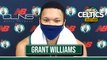 Beating Raptors in Game 7 | Grant Williams Practice Interview | Celtics vs Heat