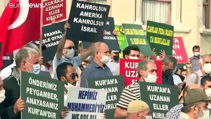 "Макрон заплатит высокую цену": протесты в Стамбуле