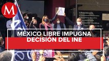 Calderón y Zavala impugnan negativa del INE a registro de México Libre como partido