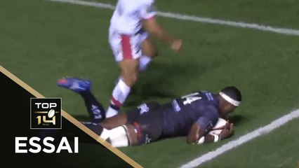TOP 14 - Essai de Masivesi DAKUWAQA (RCT) - Toulon - Lyon - J2 - Saison 2020/2021