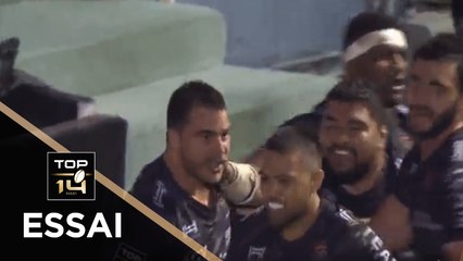 TOP 14 - Essai de Facundo ISA (RCT) - Toulon - Lyon - J2 - Saison 2020/2021