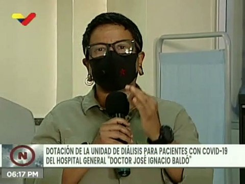Dotación de la Unidad de Diálisis para pacientes con COVID-19 en el hospital El Algodonal