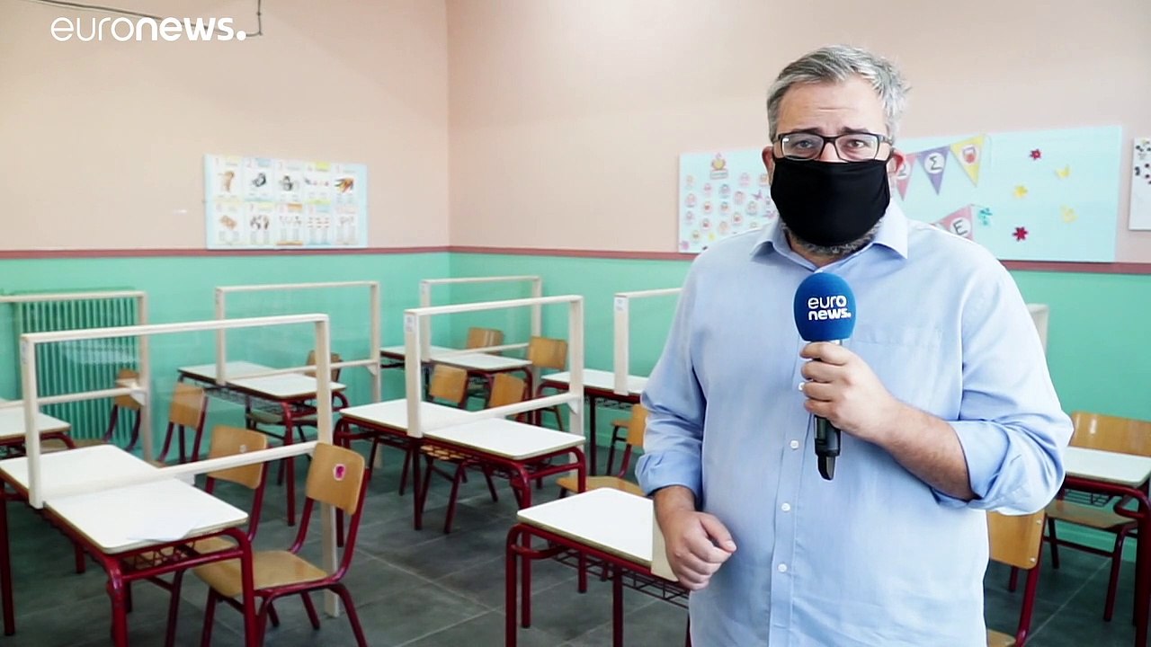 Rentrée scolaire en Grèce : masques pour tous, dès la maternelle