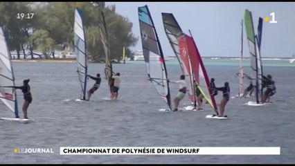 Raiatea organise le championnat de Polynésie de windsurf