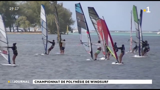 Raiatea organise le championnat de Polynésie de windsurf