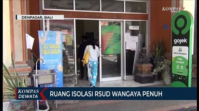 Pasien Covid-19 Meningkat, Ruang Isolasi RSUD Wangaya Penuh