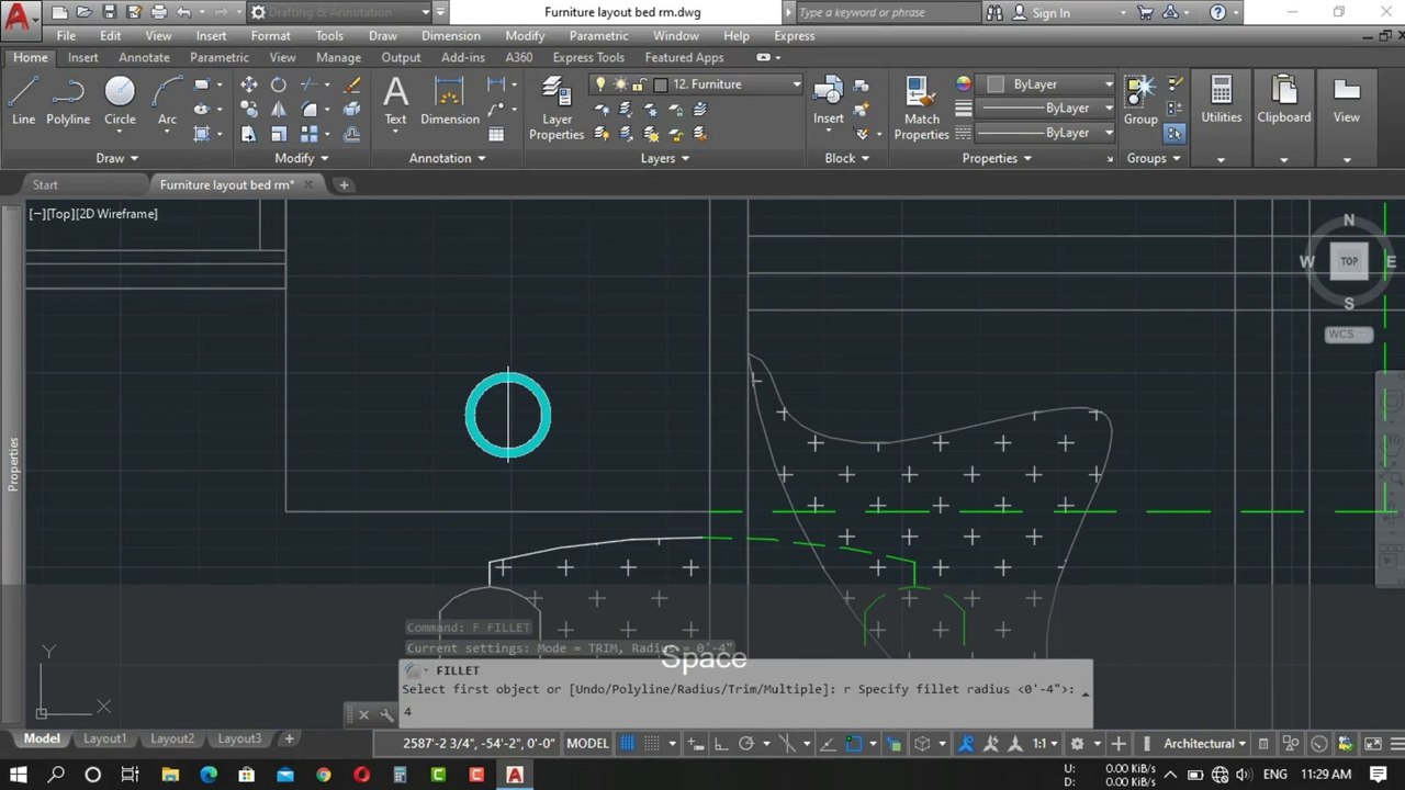 Autocad Tutorial For Beginners - Part #4 | Autocad 2018 |